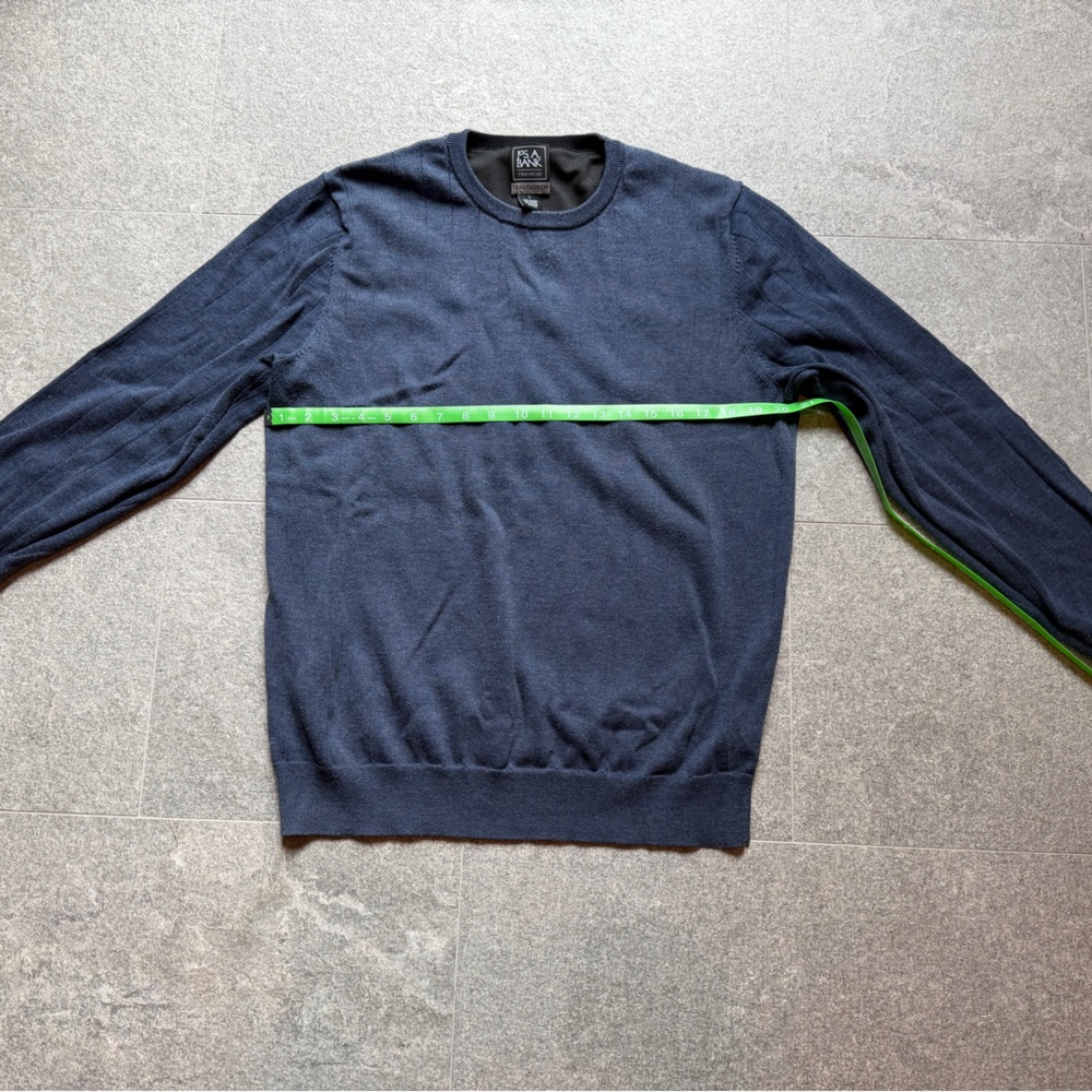 Jos. A. Bank/Express/Sonoma/Banana Republic Men's Navy Blue Crewneck Sweater